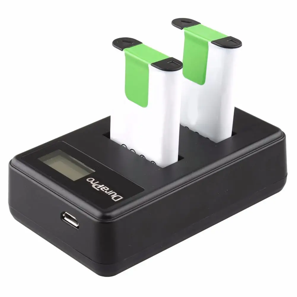 

Durapro Dual Slot USB LCD Camera Battery Charger for Canon LP-E6 LP-E8 LP-E10 Hgh quality