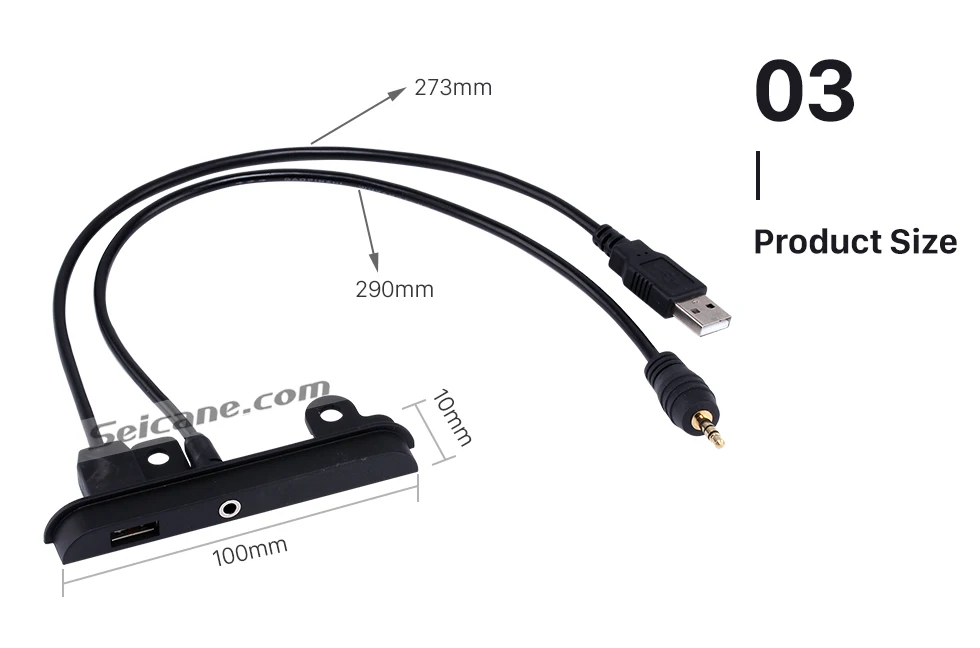 Seicane новейший многофункциональный двойной Din автомобильный аудио переоборудование адаптер кабельного штекера для Toyota поддержка USB диск 3,5 мм аудио вход