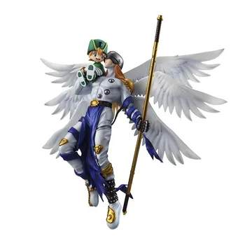 

Digimon Adventure Angewomon & Yagami Hikari Action Figure Takaishi Takeru & Angemon Doll PVC ACGN figure Toys Brinquedos