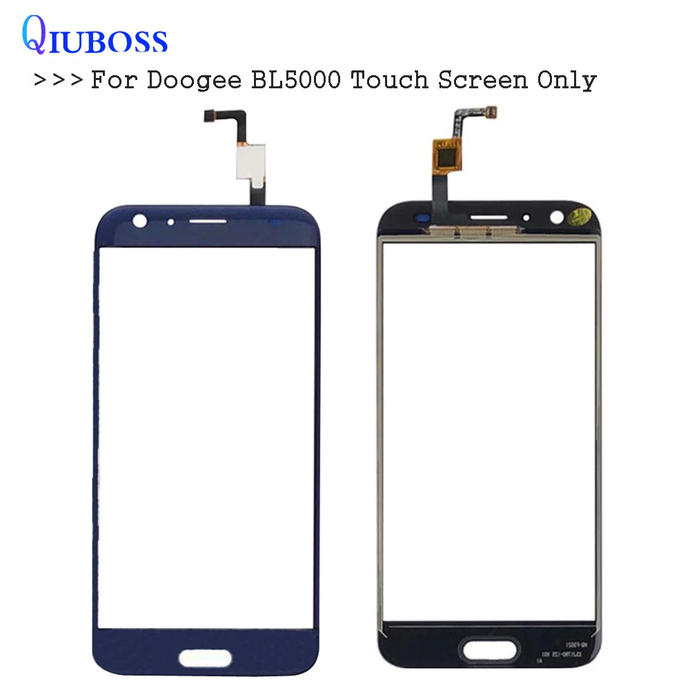 Черный/Синий ЖК дисплей для Doogee BL5000 + кодирующий преобразователь сенсорного