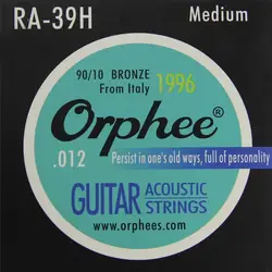 Orphee ra-39h 90/10 Бронзовый строка высококачественной меди строка Гитары Средний укусы 6 шт./компл. акустической гитары