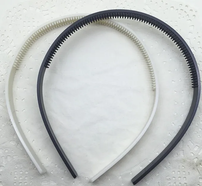 

1cm Fashion Plain Lady Plastic Hair Band Headband with Teeth Hair DIY Tool