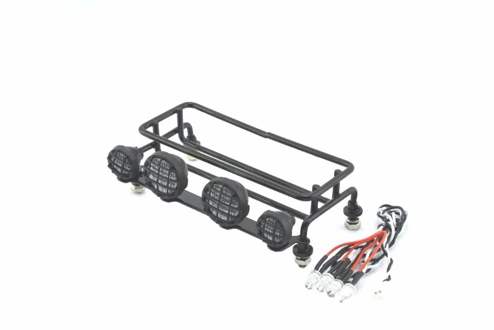 1/10 RC автомобильный багажник на крышу, поднос Tamiya Axial Hpi, ГРУЗОВИК Ford Crawler Kyosho, светодиодный