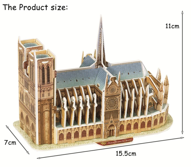 3d notre dame puzzle