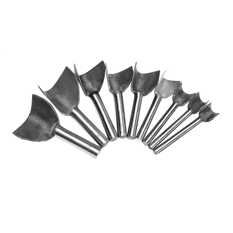 LMDZ DIY V-Shaped Leather Cuttting Craftstool Punch Cutter Tools for Belt/Wallet 9 Sizes V Shape Cutter 10/15/20/25/30/35mm leather tools leather craft tool kit leather craft tools leather craft tool