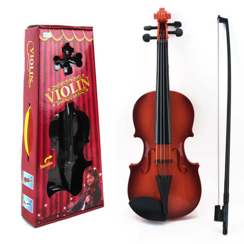 

Adjustable String Musical Beginner develop Kid talent Simulation Toys Bow Acoustic Violin Practice Demo Instrument Children Gift