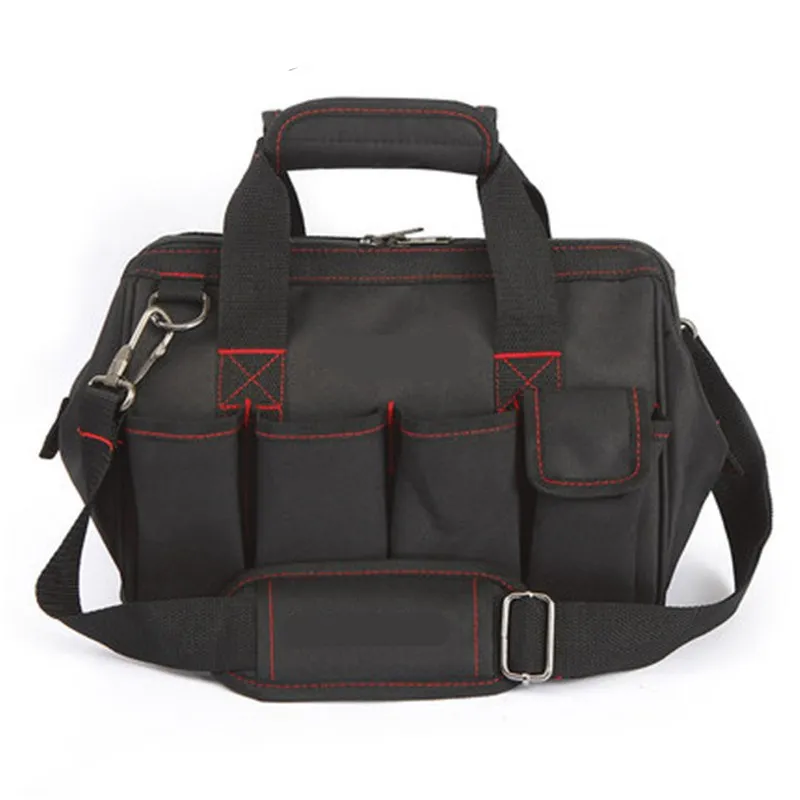 

12 inch Tool Bag 600D Polyester Electrician Shoulder Bag Tool Kits Bag