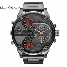 CocoShine A-923 Men’s Fashion Luxury Watch Stainless Steel Sport Analog Quartz Mens Wristwatch wholesale