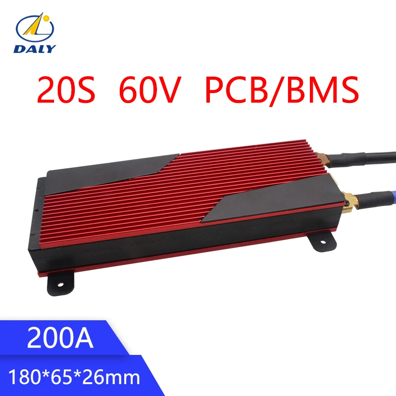 

Daly 20S BMS 60V LiFePO4 18650 battery Management System BMS 200A with high current for lithium battery