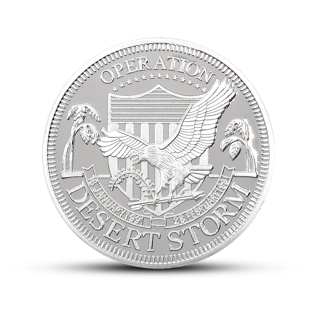 United States Challenge Coins Desert Storm Operatin Medal Souvenir Coin Metal Badge Collection Non Currency Coins Aliexpress
