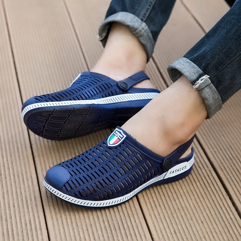 

Qzhsmy Comfortable Sport Beach Shoe Men Light Weight New High Quality Mens Sneakers Sandals Trainers New Tourist Men's Shoes