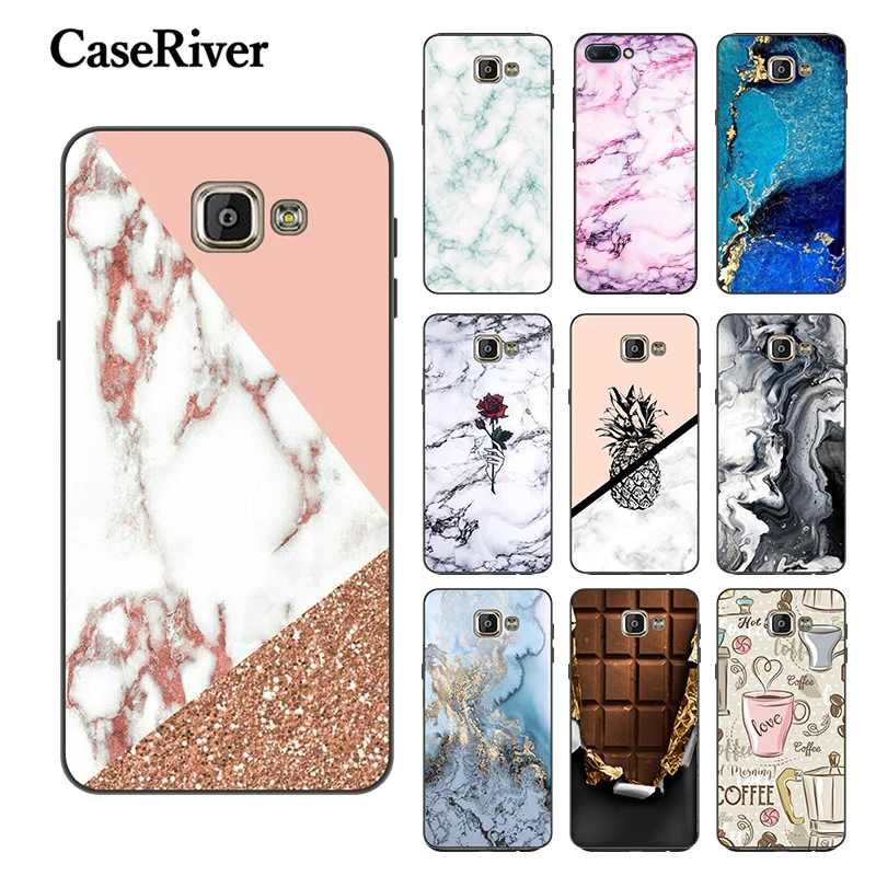 Funda de silicona mate para Samsung Galaxy A5 2016, trasera suave de TPU para A510F, A510, A5 2016|Fundas antigolpes para teléfono| -