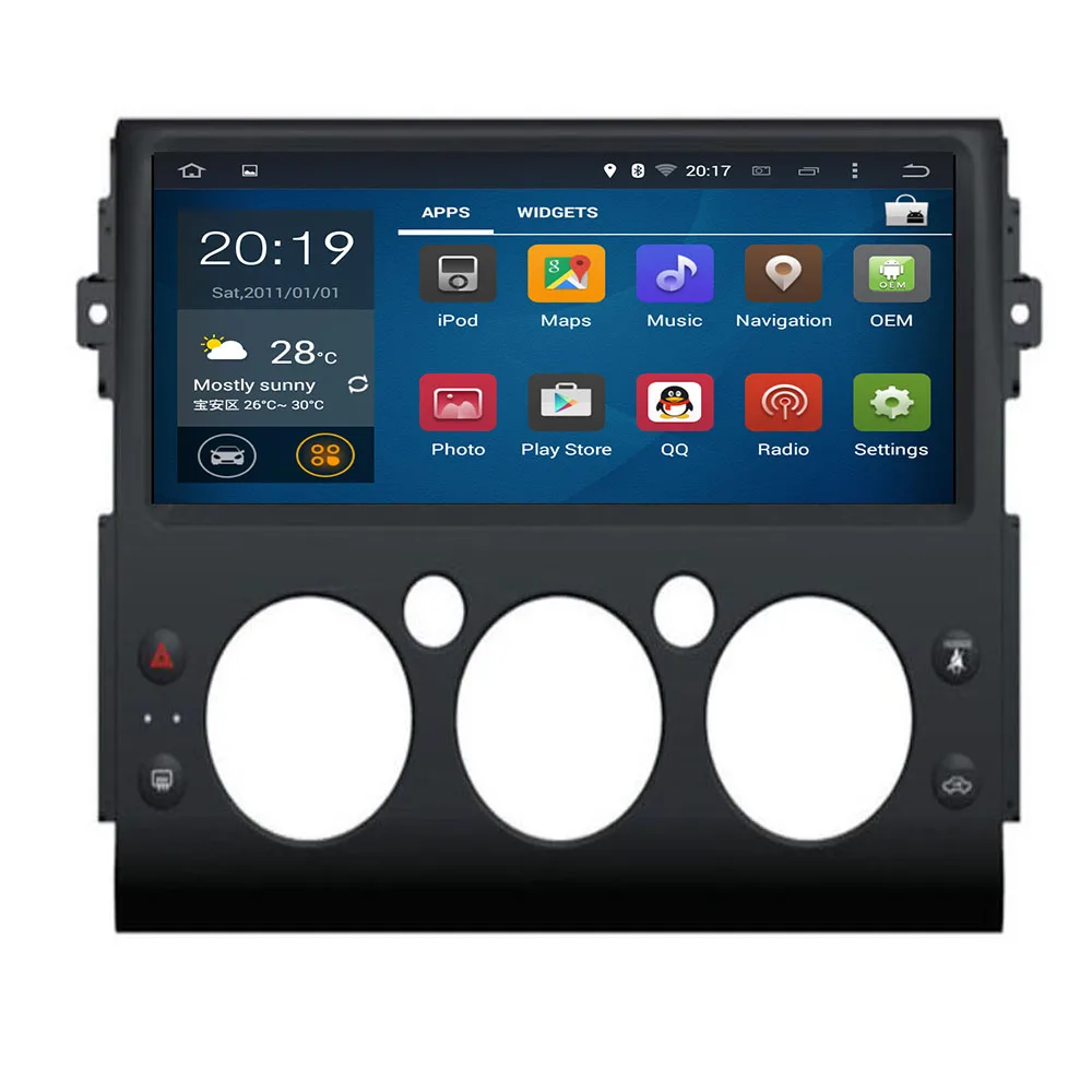 12.5 inch Octa Core eight Core Android 9.0 Car GPS Navigation for Toyota Land Cruiser FJ 2007 2008