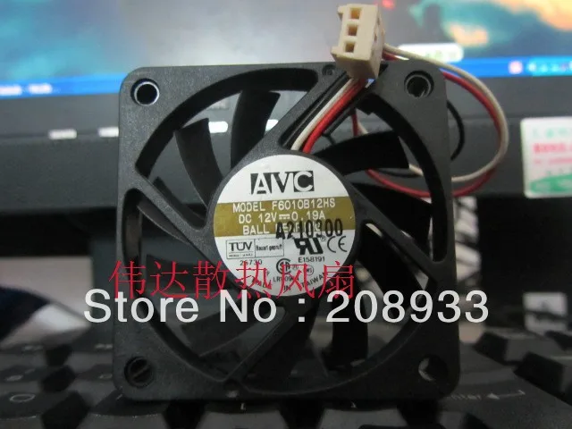 

For Original AVC 6010 F6010B12HS 12V 0.19 3 line cooling fan