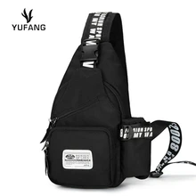 Yufang Мужская нагрудная сумка, крутая мужская сумка для отдыха, Оксфорд, высокое качество, брендовая мужская сумка-мессенджер, дизайнерская сумка