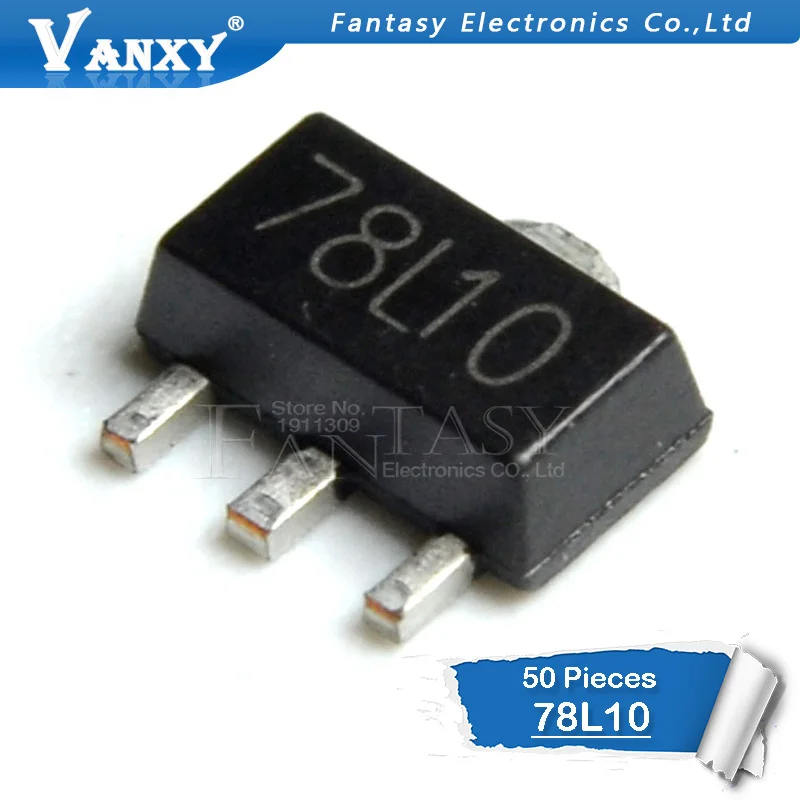 50PCS 78L10 SOT 89 SMD transistor KIA78L10 new and original-in ...