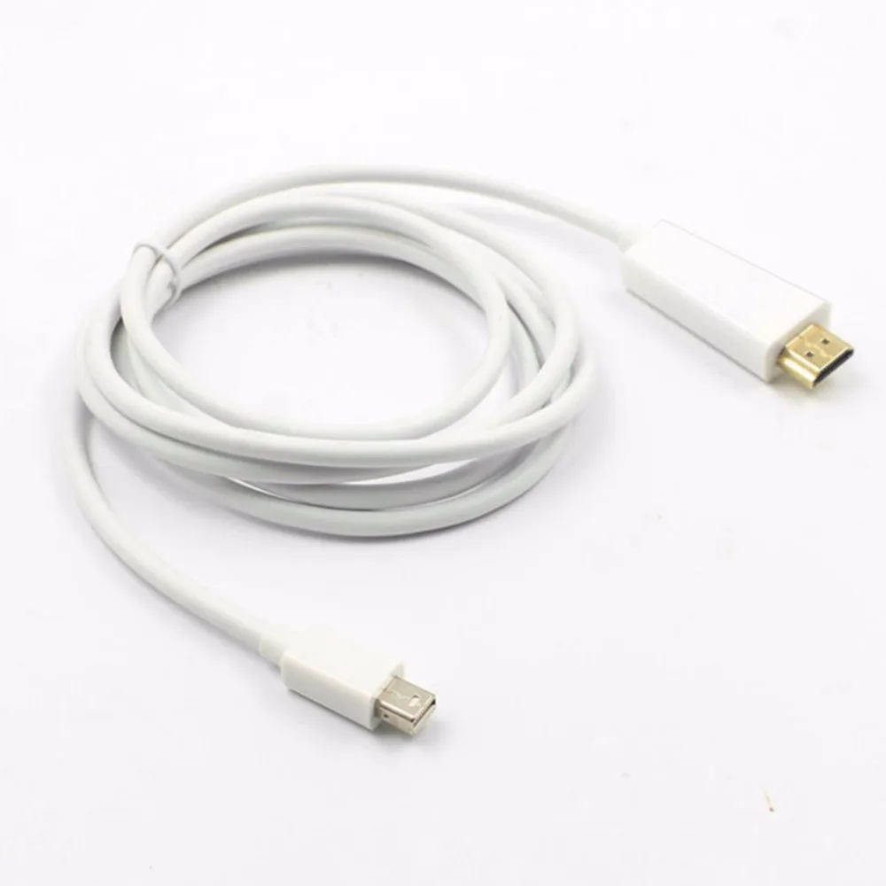 1,8 м мини кабель DP-HDMI папа-мама Thunderbolt DisplayPort к HDMI адаптер конвертер для Macbook Pro Air проектор кабель