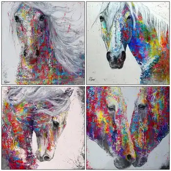 

HUACAN 5d Diamond Painting New Arrivals Horse Beadwork Diamond Embroidery Cross Stitch Mosaic Sale Animal Picture Rhinestone