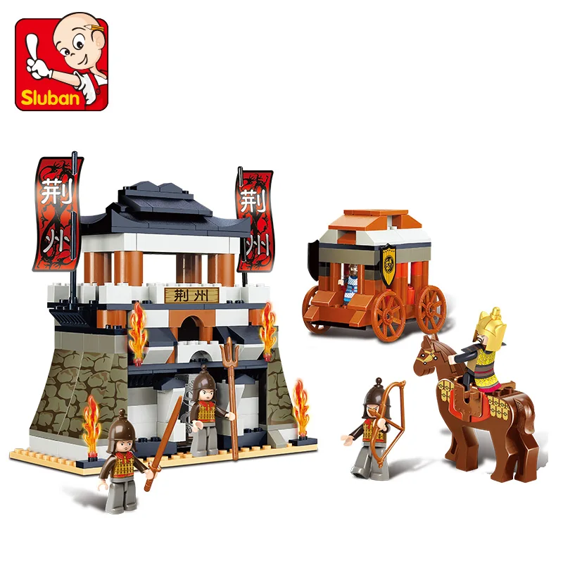 SLUBAN 0263 233PCS The Three Kingdoms series triumph. Legoings toys for