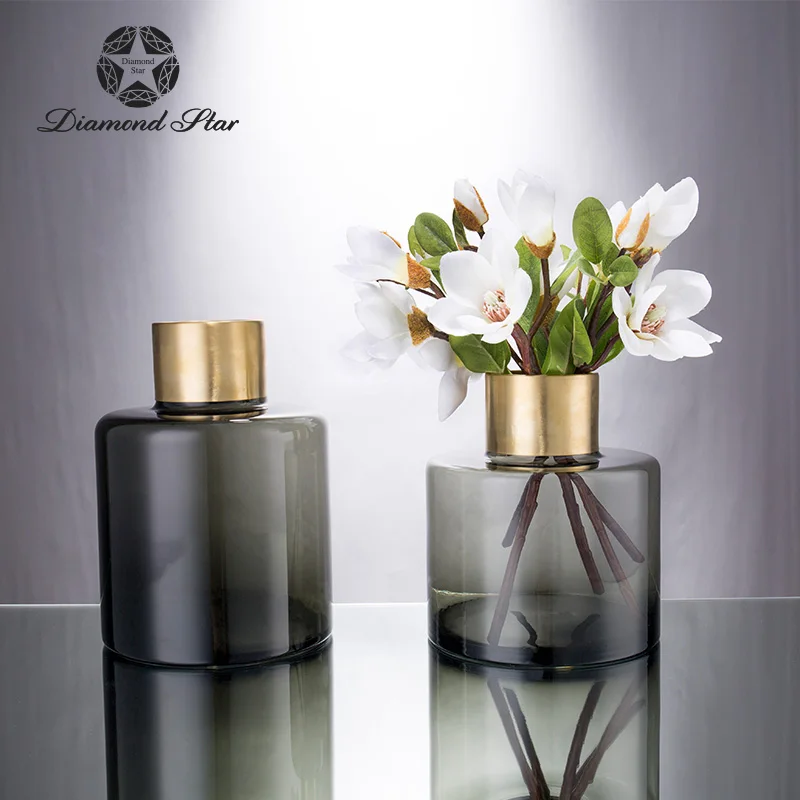 Красивые Новые handblown домашний декор цветной стекло цветок Настольная Ваза|Вазы| |