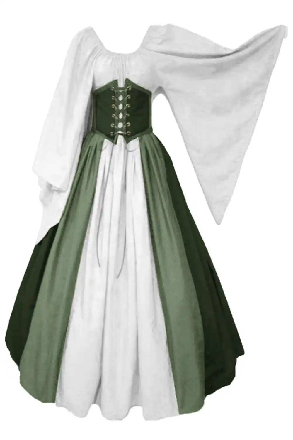 グリーン海賊ドレス中世ルネサンスドレスゴシックビクトリア朝の夜会服ハロウィン衣装 ゲーム コスチューム Aliexpress
