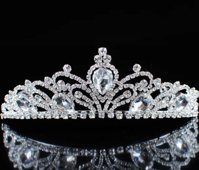 Princess Crystal Tiaras and Crowns Headband Girls Bridal Prom Crown