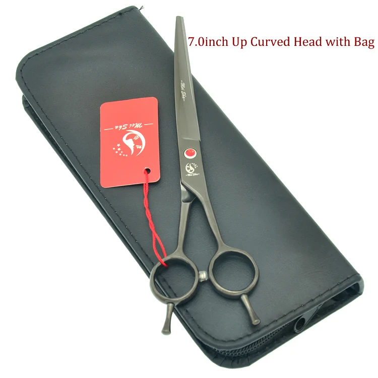 HB0133 with bag Meisha " Изогнутые Ножницы для домашних животных ножницы для стрижки собак филировочные ножницы японские 440c Стальные Ножницы Для Стрижки кошек HB0240 - Цвет: HB0133 with bag