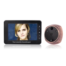 4," TFT ЖК-экран цифровой домофон глазок дверной зритель камера PIR детектор движения дверной звонок 160 градусов широкий угол ИК ночь