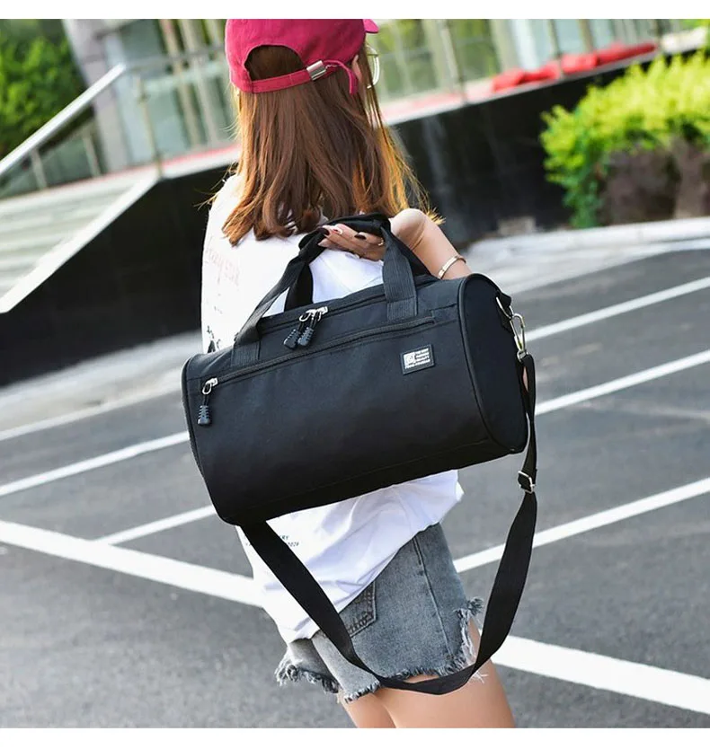 Men Travel Duffle Solid Crossbody Luggage Bag Unisex Portable Nylon Handbags Large Multifunctional Shoulder Bag For Male XA268WC