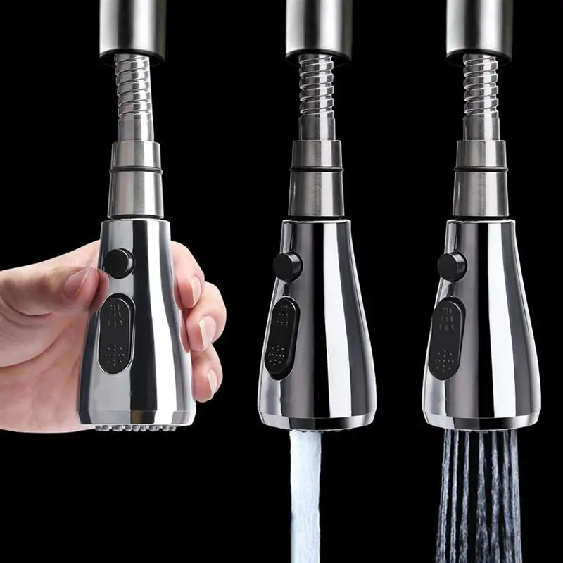 

Multifucntion Kitchen Pull Out Faucet Sprayer Nozzle Water Saving Bathroom Basin Sink Shower Spray Head Water Tap Faucet Filter