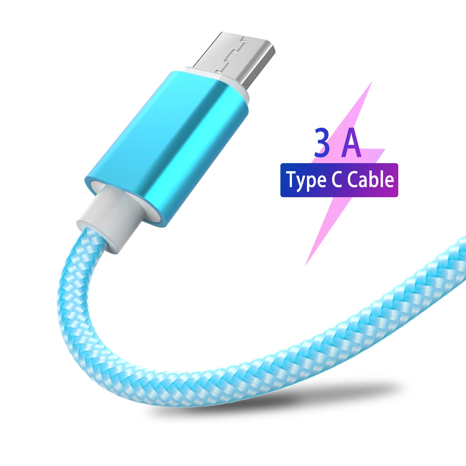 

Type USB C Cable Fast Charging for Samsung Galaxy S10 S9 S8 1m 2m 3m Type-C Charger Smart Phone Data Wire Cord for Xiaomi Mi 10