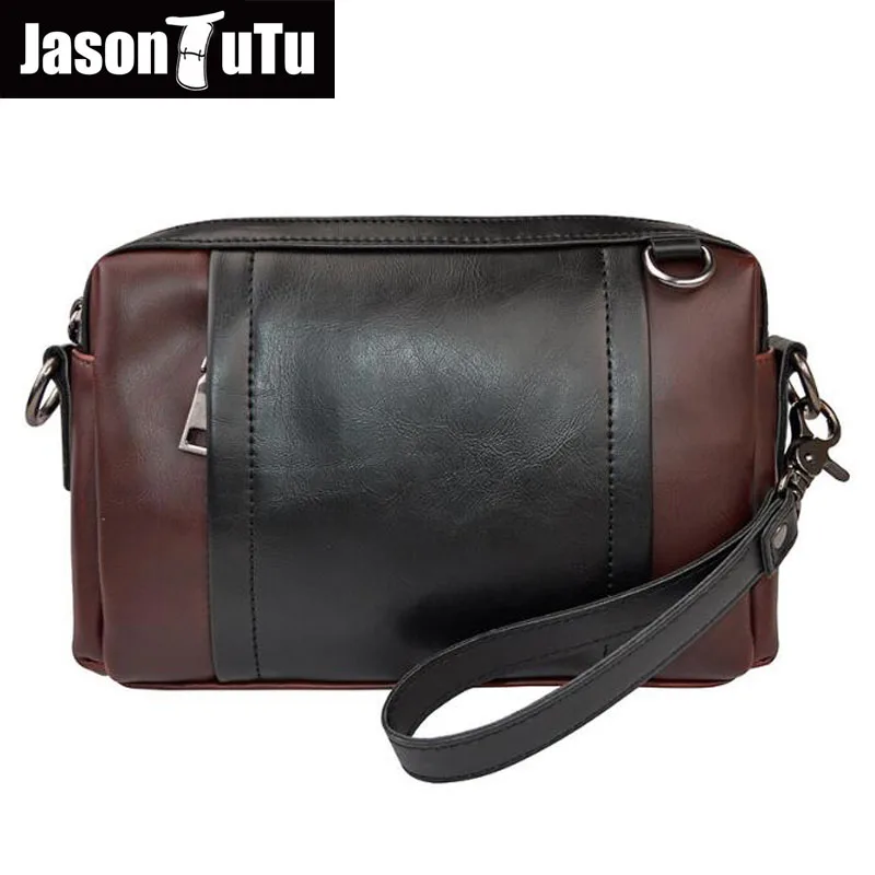 

Men Clutch bag Business evening clutch Crazy Horse PU leather bag Men Hand bag Purse phone pocket New listing promotion B593