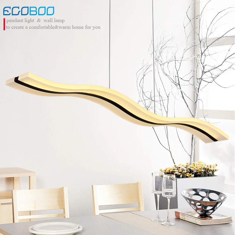 2017 New Arrival LED pendant light modern design style Acrylic material line indoor restaurant pendant light 100v  / 220v ac CE