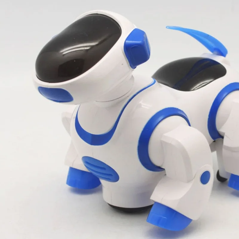 Robot Dog Electronic Dog Pet Walk Bark Intelligent Puppy With LED Electronic Pets Kids Gift Plush Pet Dog Toys For Children