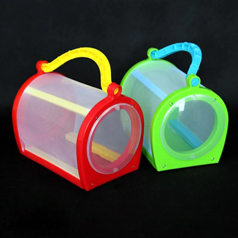 الحشرات قفص مع تحمل مقبض المحمولة علة منزل ل فراشة اليعسوب الكريكيت TN99