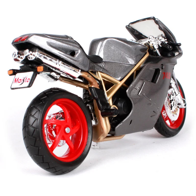 Модель мотоцикла MAISTO 1:18 Ducati 748 литая игрушка новая в коробке бесплатная доставка