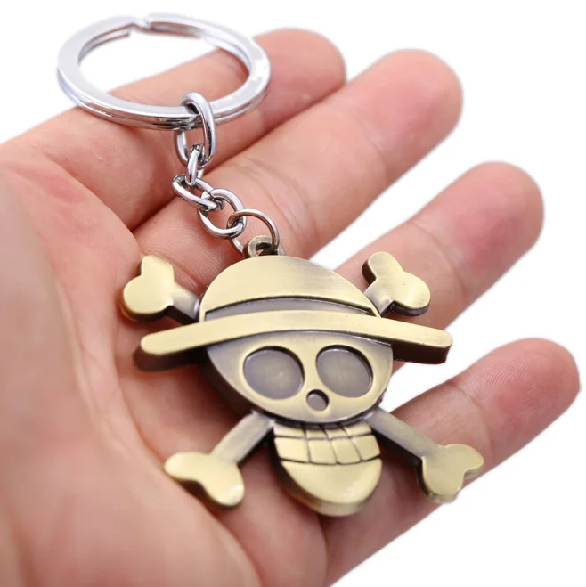 One Piece - Straw Hat Pirates Emblem Necklace Keychain (5cm)