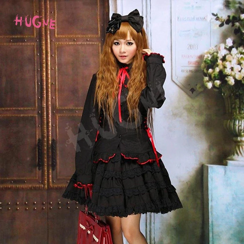 HUGNE-Lolita-Dress-Gothic-Style-Womens-Black-Cotton-Gothic-Long-Sleeves-Court-Lolita-Dress-XS-XXL(4)
