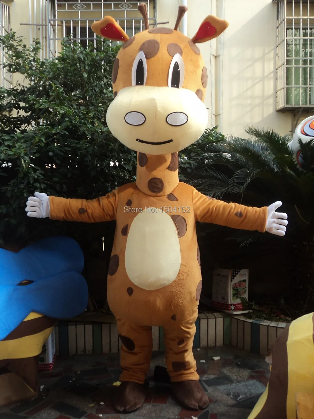 2014 Lovely Giraffe Mascot Costume for Adult Christmas Costumes