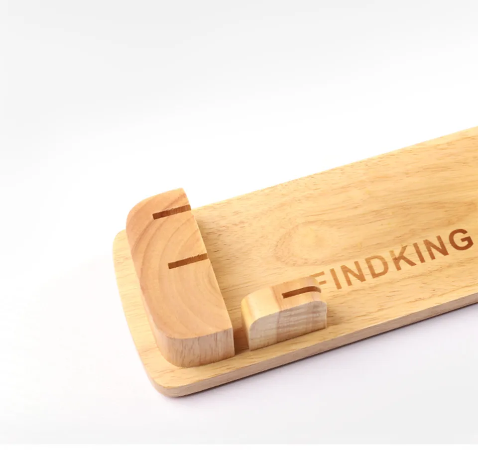 Findking дизайн 28*10*1,5 см Универсальный Держатель ножей из дуба блок ножей подставка для ножей набор дамасских ножей