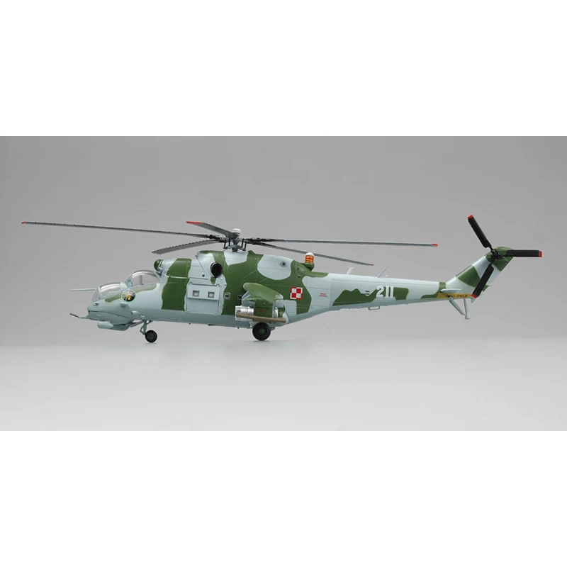 Easy Model Air Force Mi-24 вертолет Porland 1/72 весы Готовая модель игрушки для сбора подарок 37038