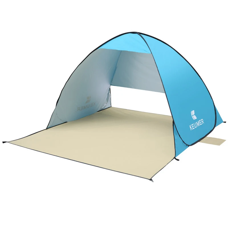 Sandy Beach UV Protection Quick Automatic Opening Beach Tent Portable