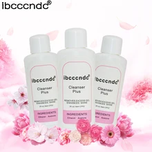 60 мл, очищающее средство, Удаляет излишки геля, улучшает блеск, липкое средство для снятия лака для ногтей, УФ-гель, жидкость для удаления липких ногтей