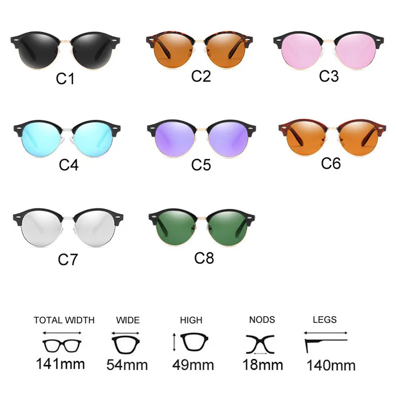 Поляризационные женские солнцезащитные очки, крутые круглые солнцезащитные очки, модные очки для вождения, женские роскошные Брендовые очки, черные, розовые очки