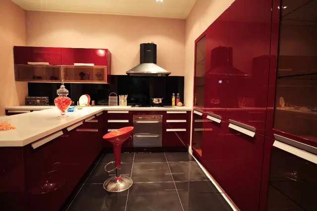 Best Quality Lacquer Kitchen cabinet(LH-LA008) Best Quality Lacquer Kitchen cabinet(LH-LA008)
