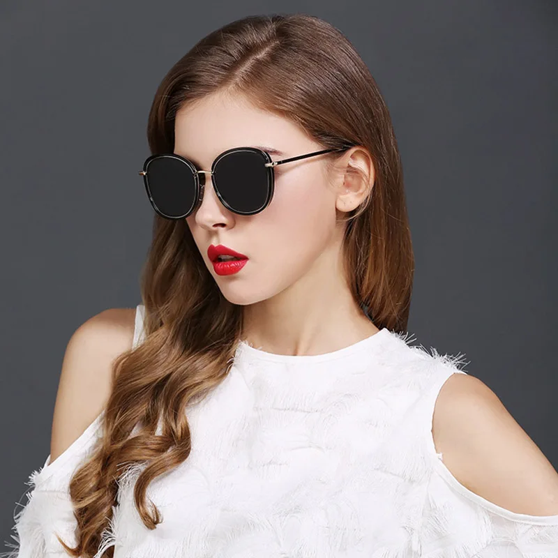 

HD.space Ray Brand Designer Classic Polarized Driving Round Sunglasses Women Retro Sun glasses Women Metal Fashion Eyeglasses