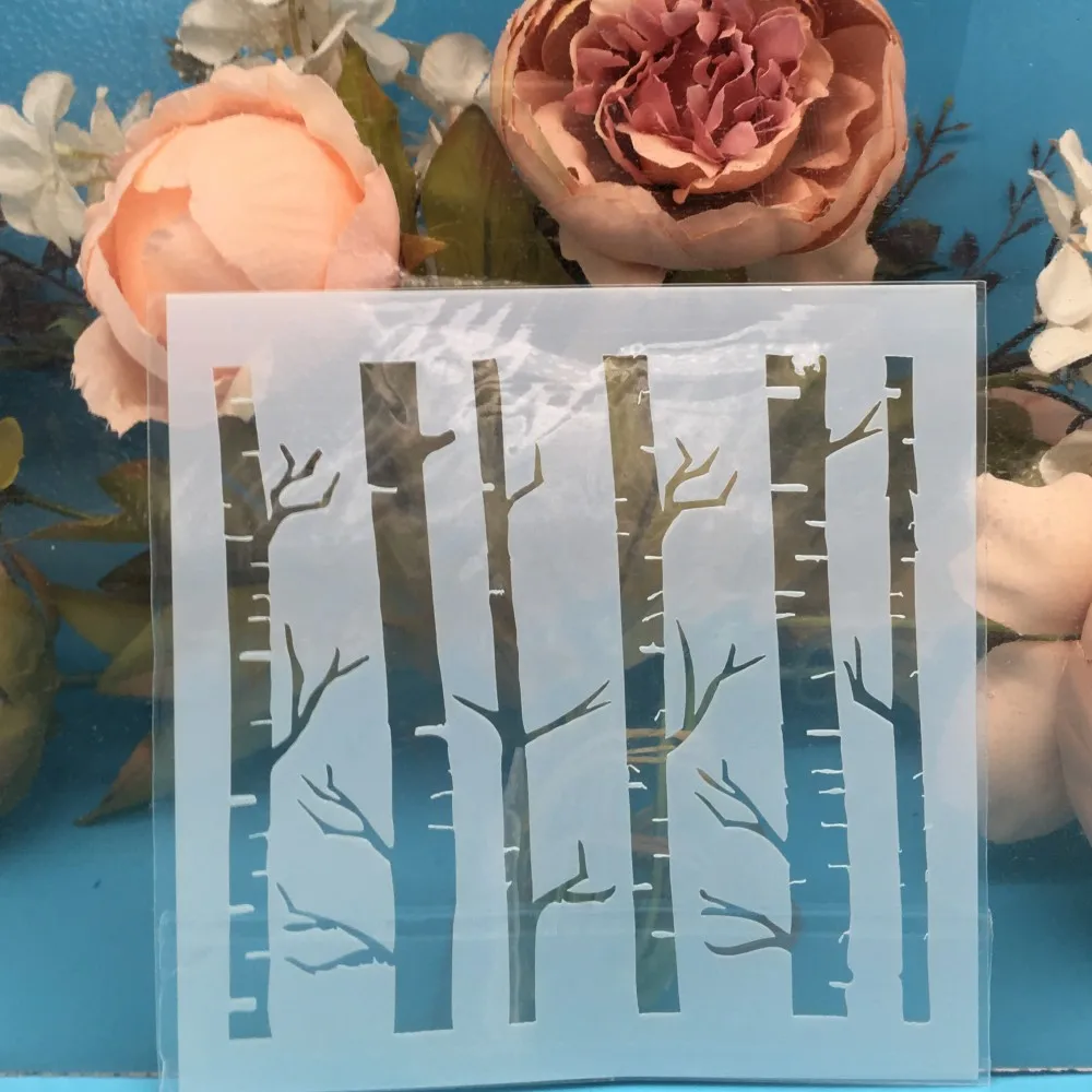 

13cm Tree Wood DIY Craft Layering Stencils Wall Painting Scrapbooking Stamping Embossing Album Paper Card Template
