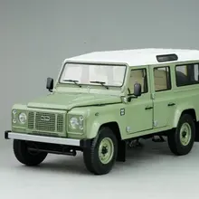 Литая под давлением модель автомобиля почти настоящая 1:18 Defender 110 Heritage Edition+ маленький подарок