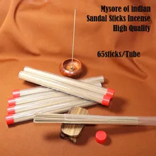 65 палочек натурального сандалового дерева майсур индийского благовония палочка wierook комната аромат ладан медитация naturel аромат encens