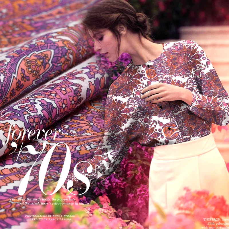 The bright tail of European and American brands orders of silk and